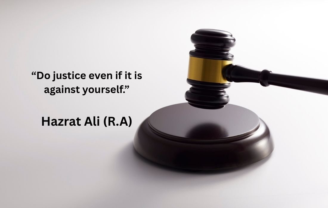 Do justice even if it is against yourself
