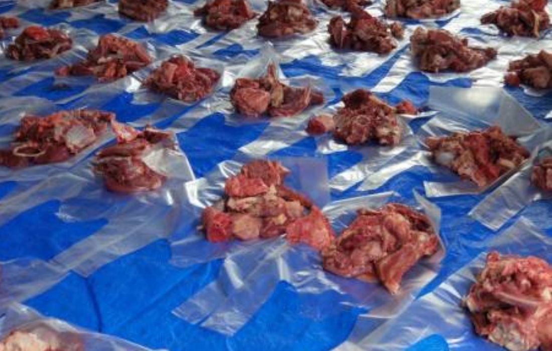 Distribution of Qurbani Meat
