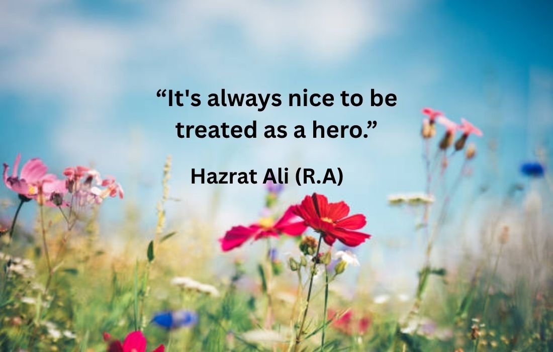 It's always nice to be treated as a hero