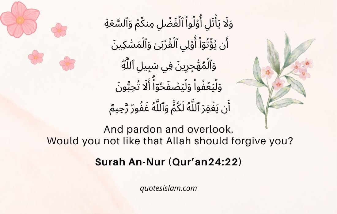 Surah An-Nur (Qur’an24:22)