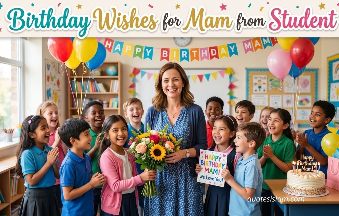 birthday wishes for mam from student