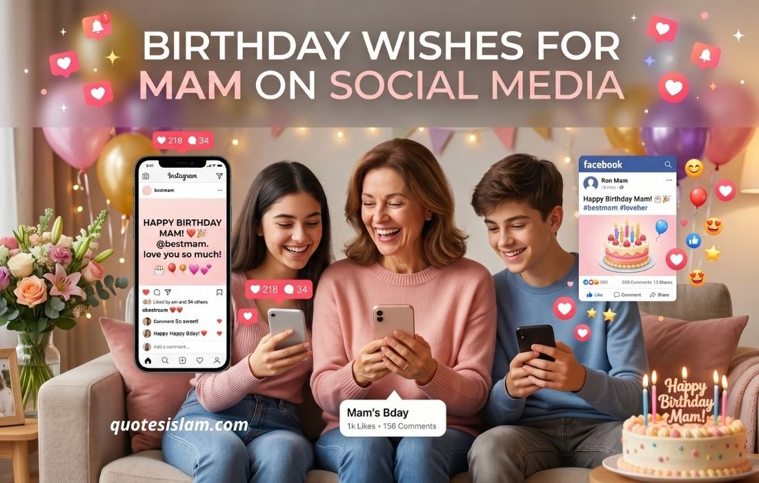 Birthday Wishes for Mam on Social Media