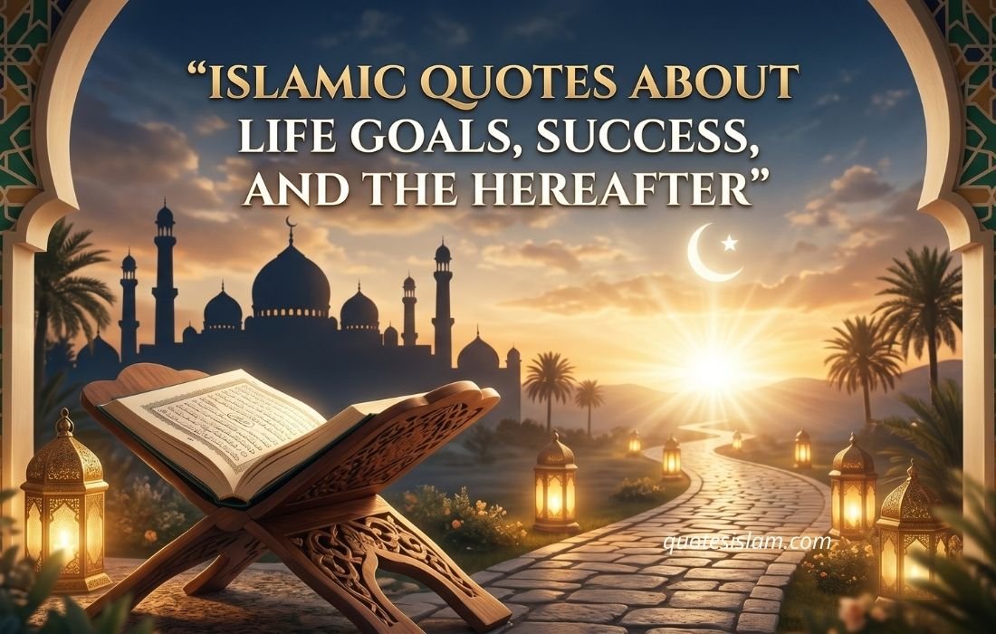 Islamic Quotes About Life Goals, Success, and the Hereafter
