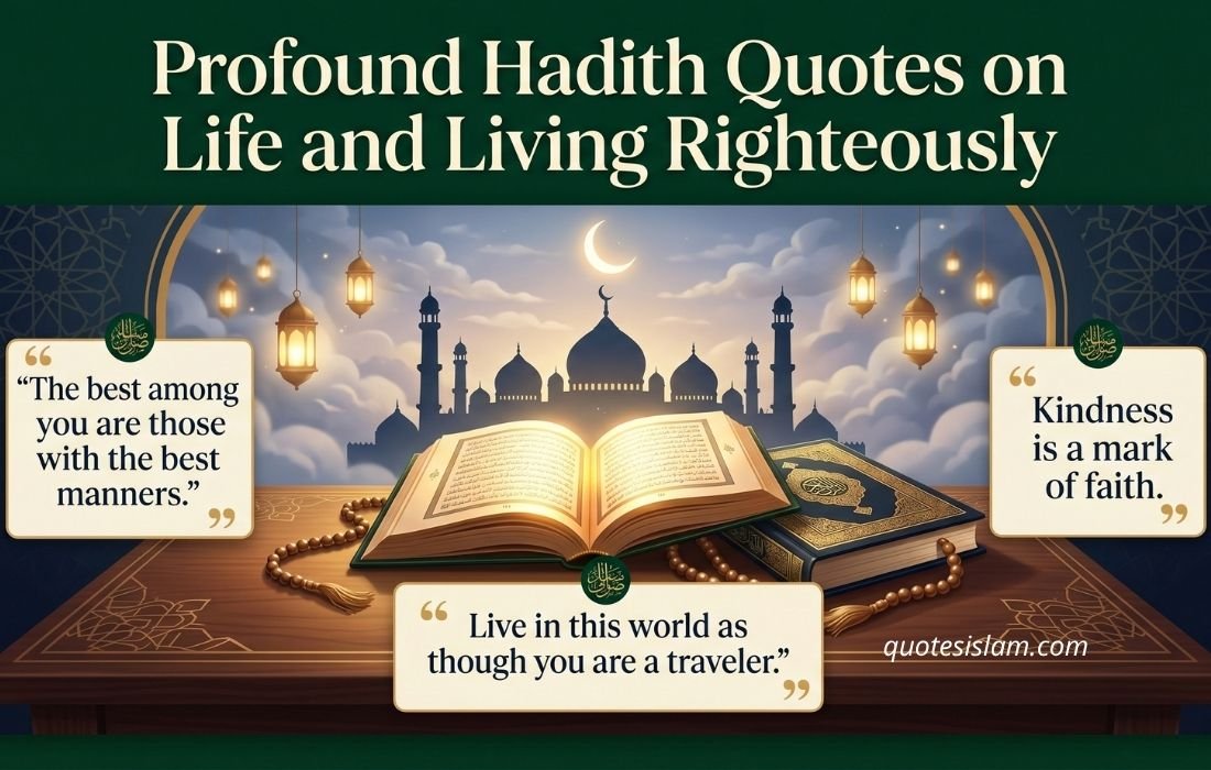 Profound Hadith Quotes on Life and Living Righteously