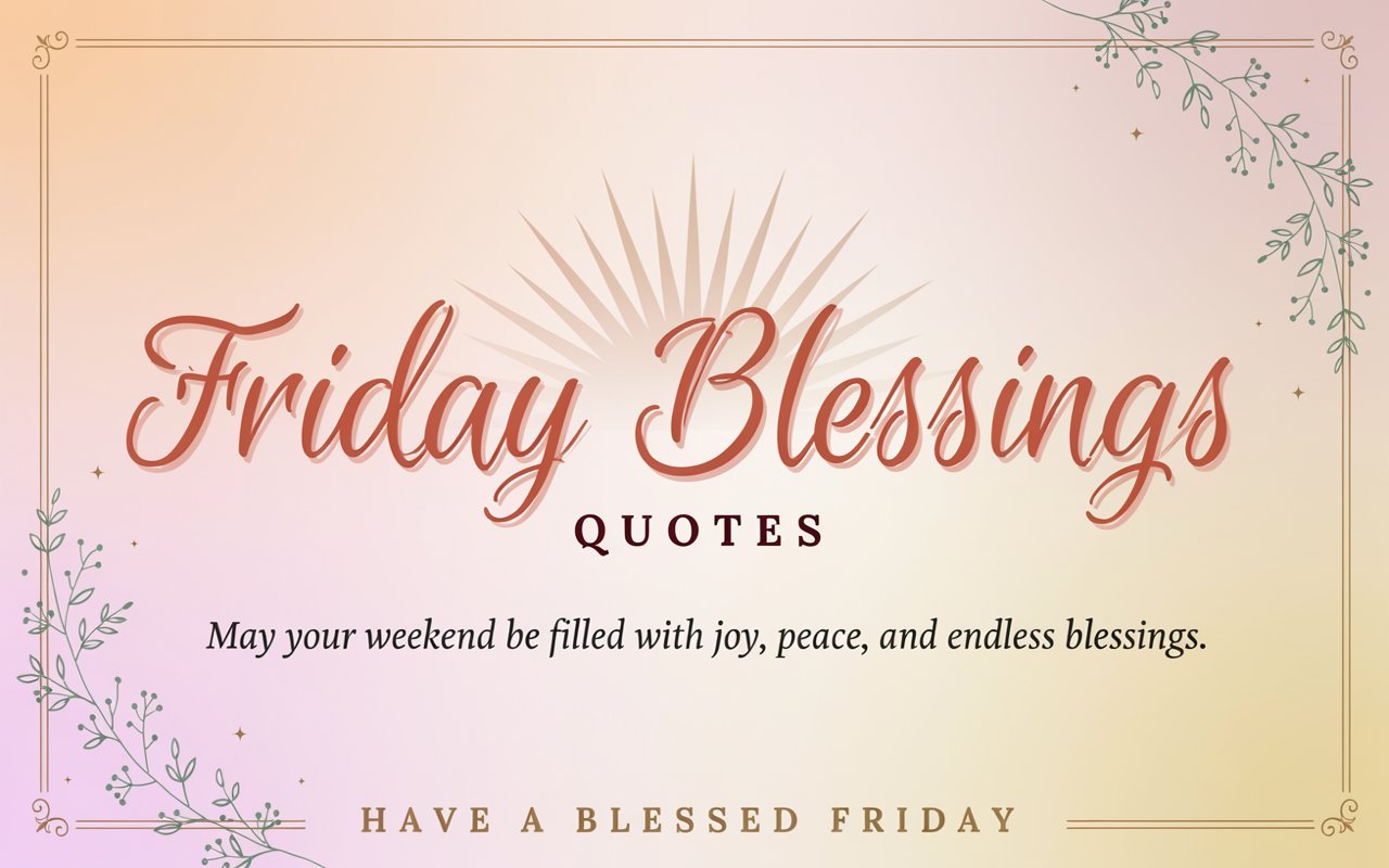 Friday Blessing Quotes
