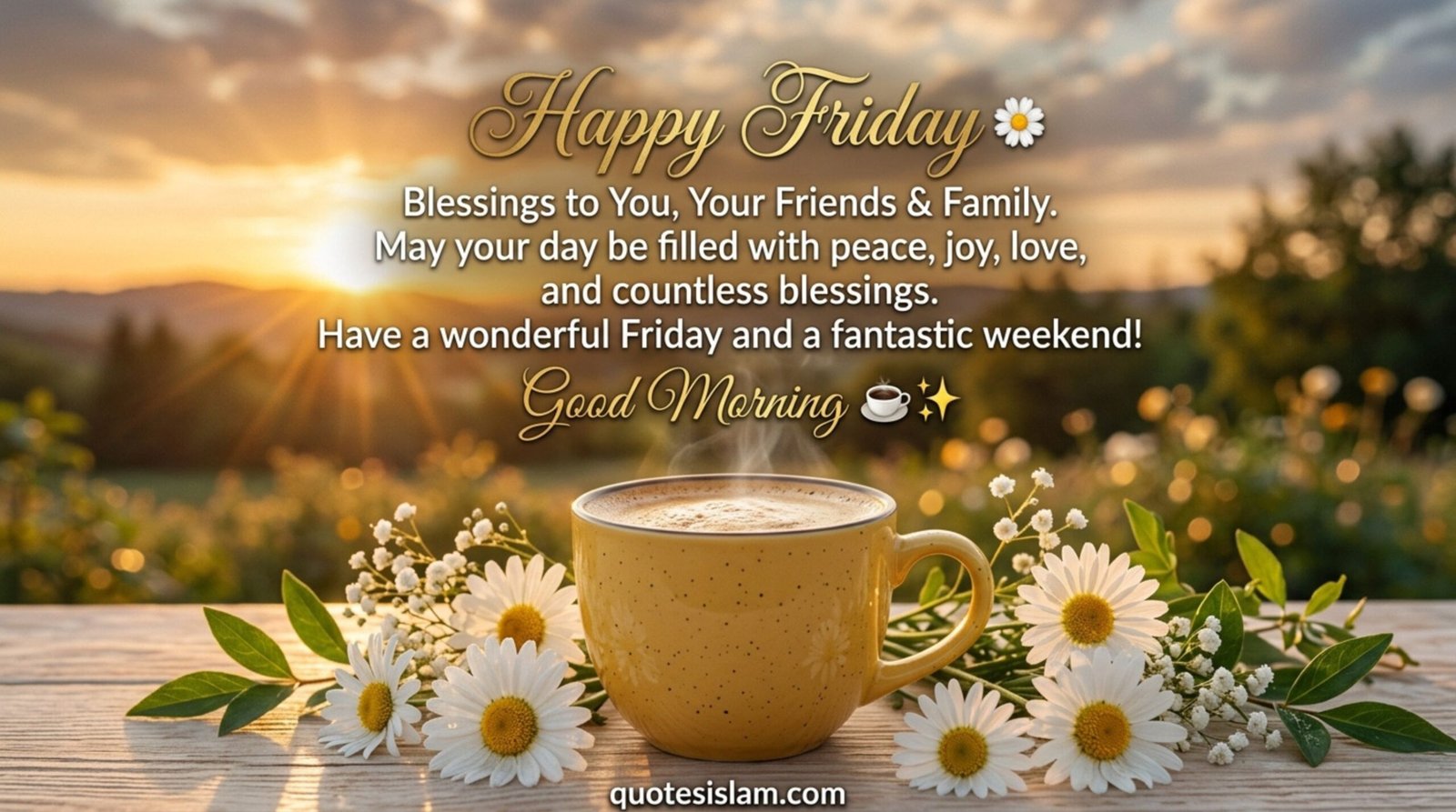 Happy Friday Blessings Quotes for Friends and Family