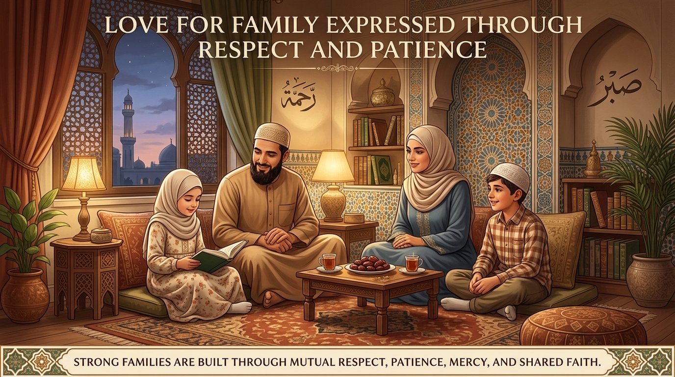 Love for Family Expressed Through Respect and Patience