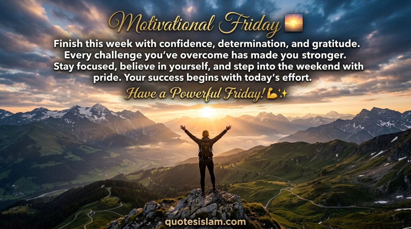 Motivational Friday Quotes to Finish the Week Strong